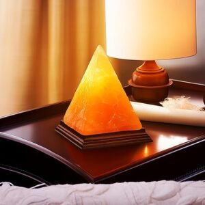 Salt Pyramid Lamp